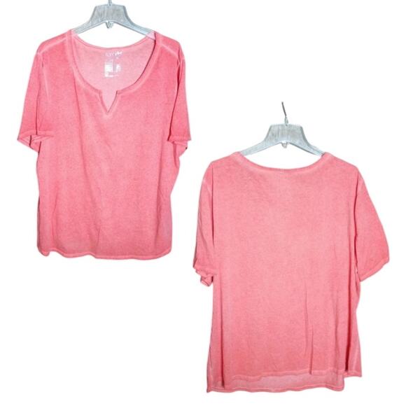 Lot of 3 Mixed Brands Plus Size Women 2x Lightweight Knit Short Sleeve T-shirts - Picture 10 of 11